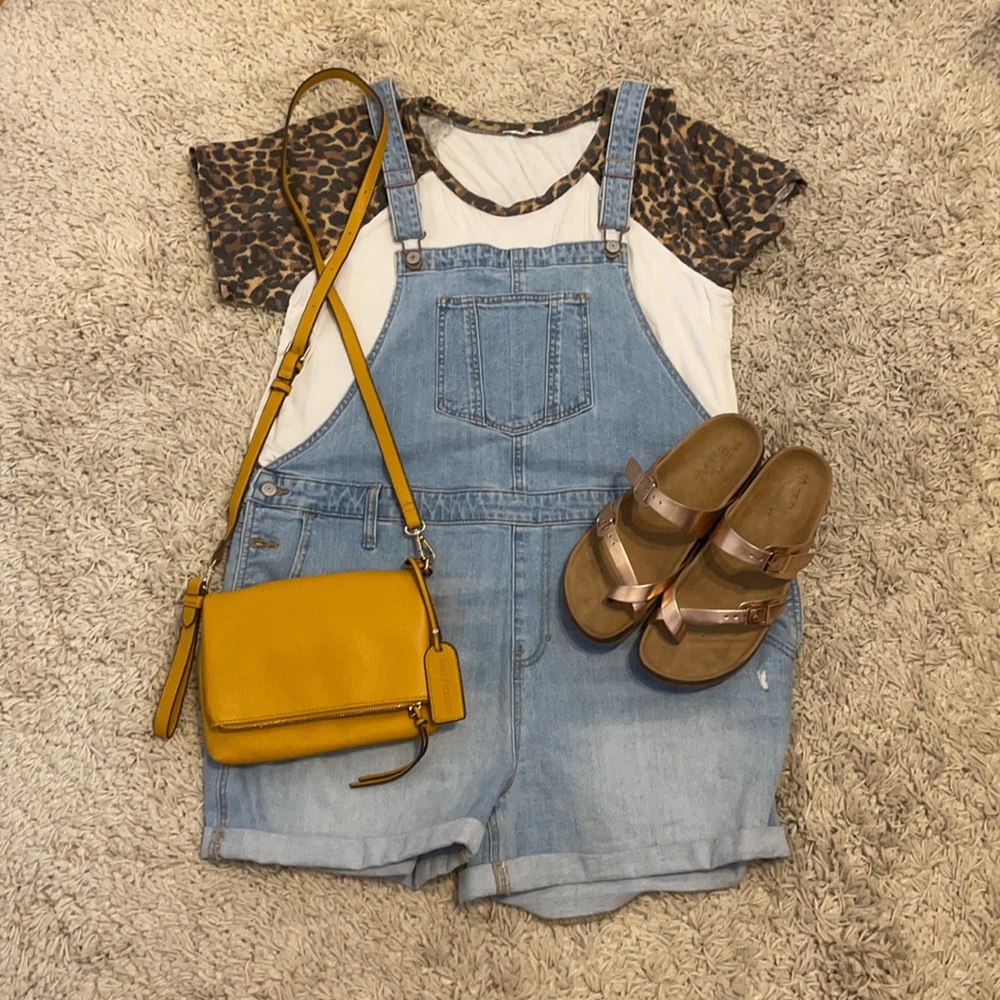 Old Navy Denim Short Overalls - Shortalls